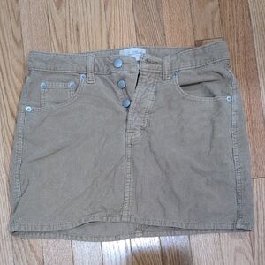 Universal Thread Tan Mini Skirt